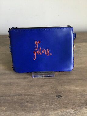 Floida Gator's Women's Claire Clutch Wristlet w/Removable Strap "go gators" Logo